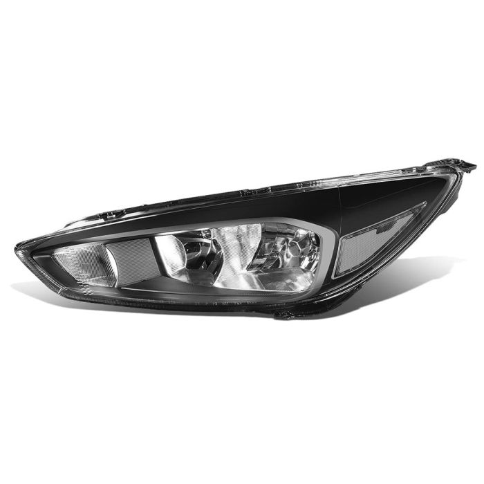 Ford Focus 2014-2018 Left Side Headlight – Black